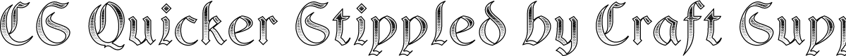 CS Quicker Stippled Regular Demo