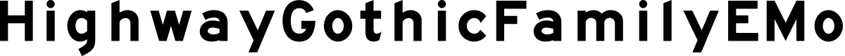 HighwayGothicFamilyEMod