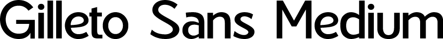 Gilleto Sans Medium