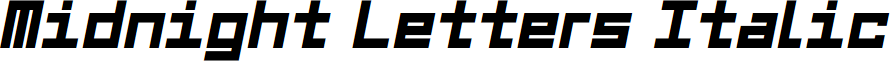 Midnight Letters Italic