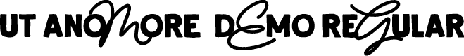 UT Anomore Demo Regular