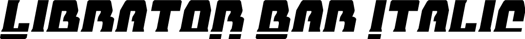 Librator Bar Italic