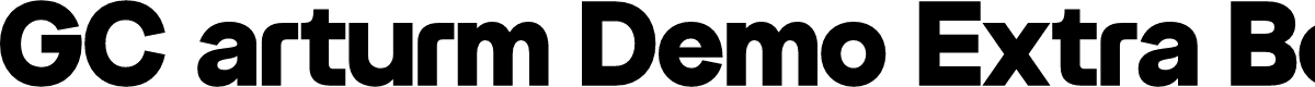 GC arturm Demo Extra Bold