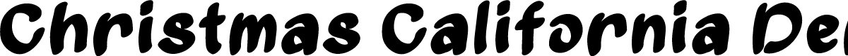 Christmas California Demo