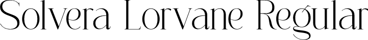 Solvera Lorvane Regular