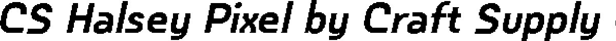 CSHalseyPixel-Regular Demo
