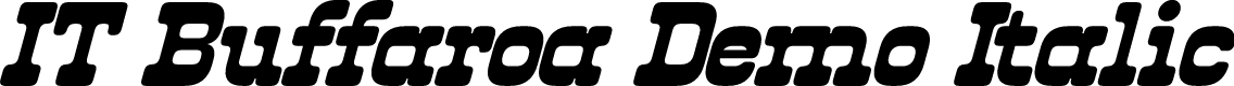 IT Buffaroa Demo Italic