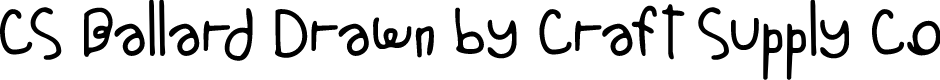 CSBallardDrawn-Regular Demo