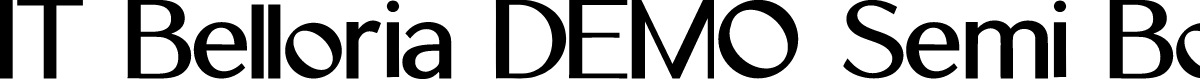 IT Belloria DEMO Semi Bold