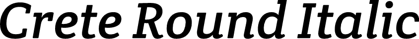 Crete Round Italic