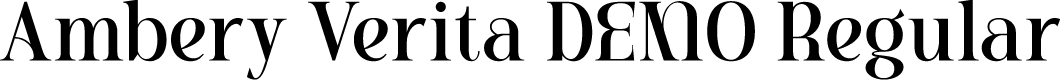 Ambery Verita DEMO Regular