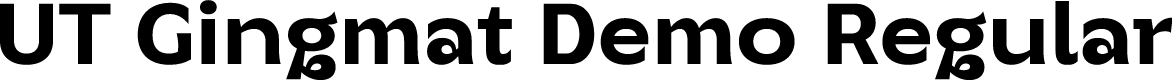 UT Gingmat Demo Regular