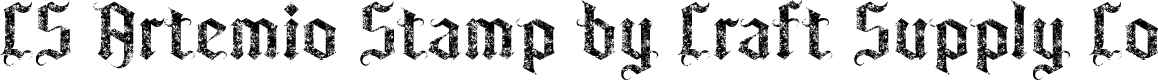CSArtemioStamp-Regular Demo