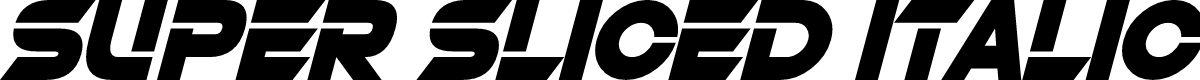 Super Sliced Italic