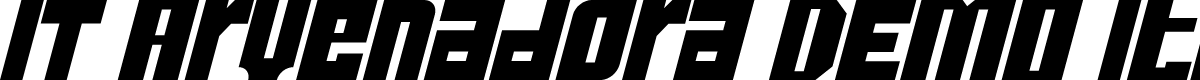 IT Arvenadora DEMO Italic