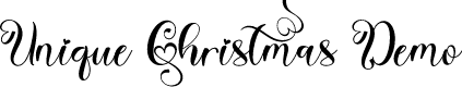 Unique Christmas Demo