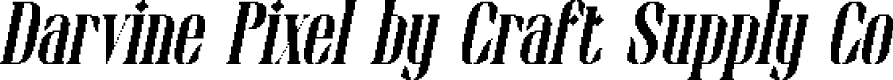 Darvine Pixel Regular Demo