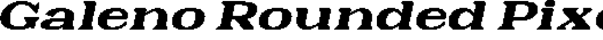 Galeno Rounded Pixel Regular Demo