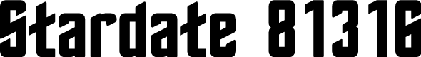 Stardate 81316