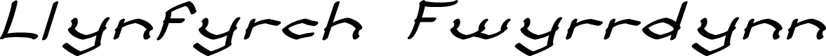 Llynfyrch Fwyrrdynn SemiBold