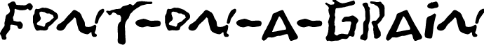 FontOnAGrain