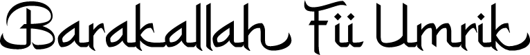 Barakallah Fii Umrik - Demo Version Regular