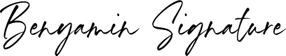 Benyamin Signature