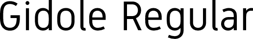 Gidole Regular
