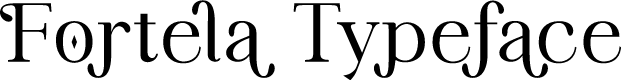Fortela Typeface