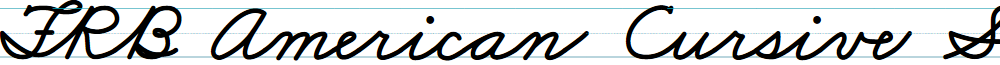 FRB American Cursive Semibold