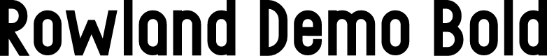 Rowland Demo Bold