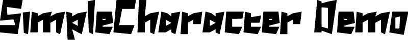 SimpleCharacter Demo