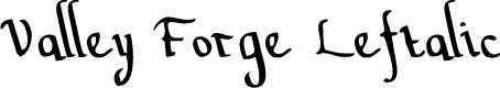 Valley Forge Leftalic