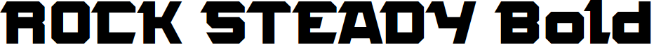 ROCK STEADY Bold