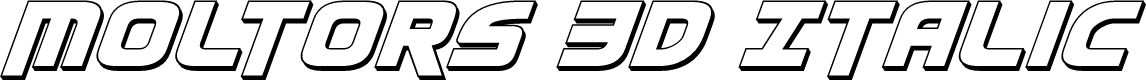Moltors 3D Italic