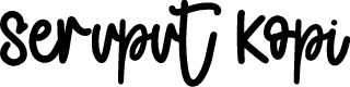 Seruput Kopi - personal use