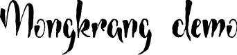 Mongkrang demo