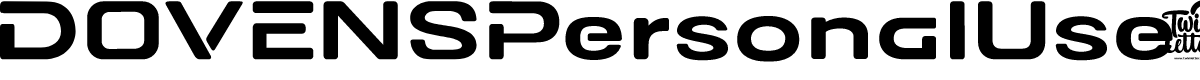 DOVENSPersonalUse-Regular