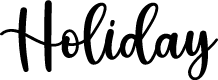Holiday