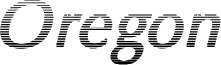 Oregon LDO Vanishing Bold Oblique