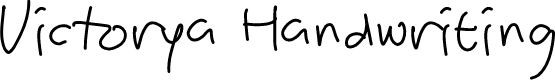 Victorya Handwriting