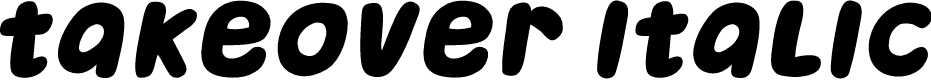 Takeover Italic