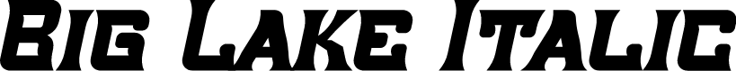 Big Lake Italic