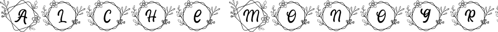 Alche Monogram Regular
