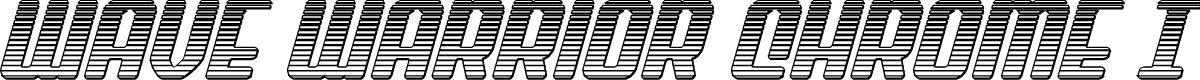Wave Warrior Chrome Italic