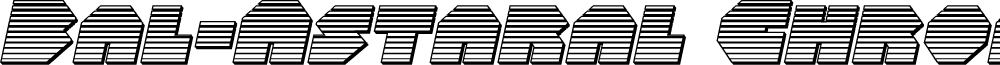 Bal-Astaral Chrome Italic
