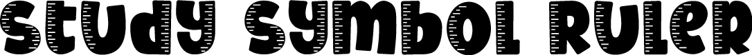 Study Symbol Ruler