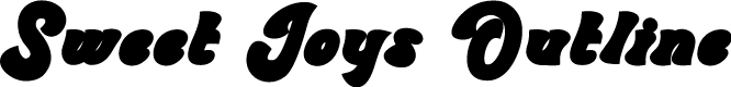 Sweet Joys Outline