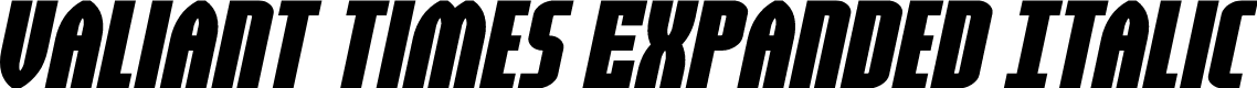 Valiant Times Expanded Italic
