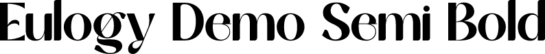 Eulogy Demo Semi Bold